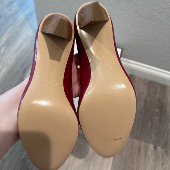 Coach Maxey Soft Patent Leather Heels - Picture 5 of 6